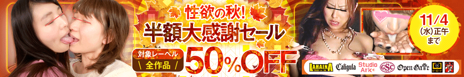 AVファン必見！全作品半額セールのお知らせ